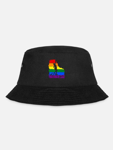 Klettern LGBT Pride - Bucket Hat - Schwarz