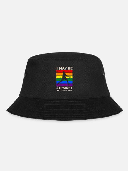 Tennis LGBT Rights - Bucket Hat - black