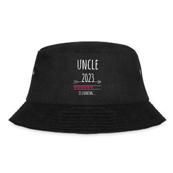 werdender Onkel 2023 wird geladen Patenonkel - Bucket Hat - Schwarz - Vorne - Lela (165cm)