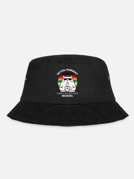 Böse KATZE Guten Morgen? - Bucket Hat - Schwarz