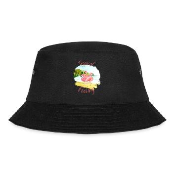 Tropical Feeling - Bucket Hat - Schwarz - Vorne - Lela (165cm)