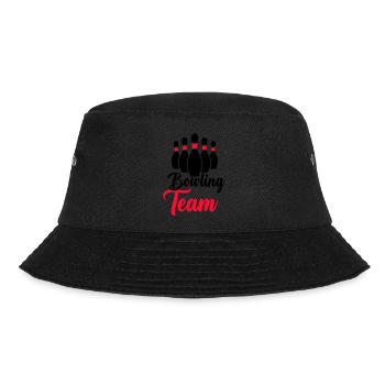 bowling team - Bucket Hat - Schwarz - Vorne - Lela (165cm)