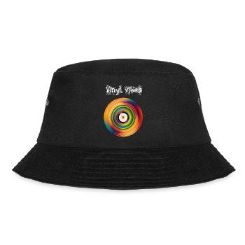 Vinyl vibes - Bucket Hat - black - Front - Lela (165cm)