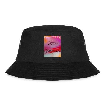 HAPPY BIRTHDAY,HAPPY BIRTHDAY,BIRTHDAY,BIRTHDAY - Bucket Hat - black - Front - Lela (165cm)