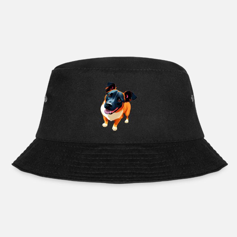 Schäfer Welpe Mischling Hund super süß - Bucket Hat - Schwarz