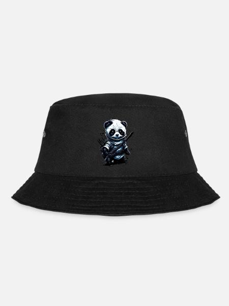 panda - Bucket Hat - Schwarz