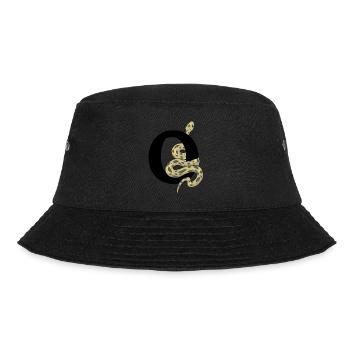 Letter o snake - Bucket Hat - black - Front - Lela (165cm)