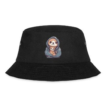 mother love - Bucket Hat - Schwarz - Vorne - Lela (165cm)