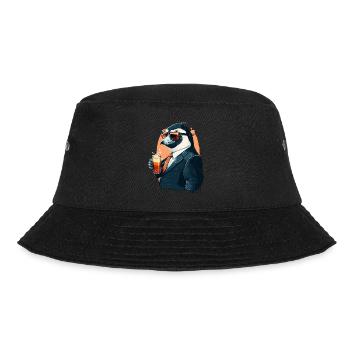 Pingouin s’offre une bière en costume - Bob - noir - Devant - Lela (165cm)