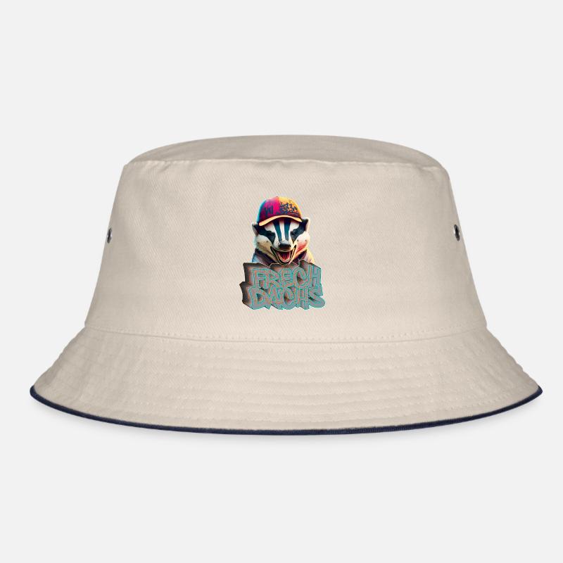 Frechdachs- Frecher Dachs Graffiti Style Bucket Hat
