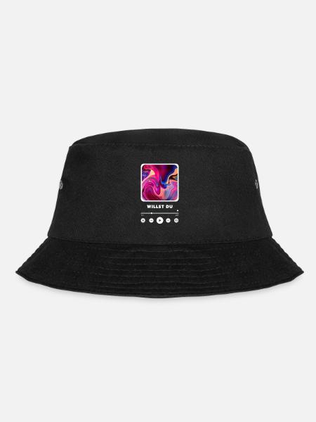 Music Player Willst Du - Bucket Hat - Schwarz