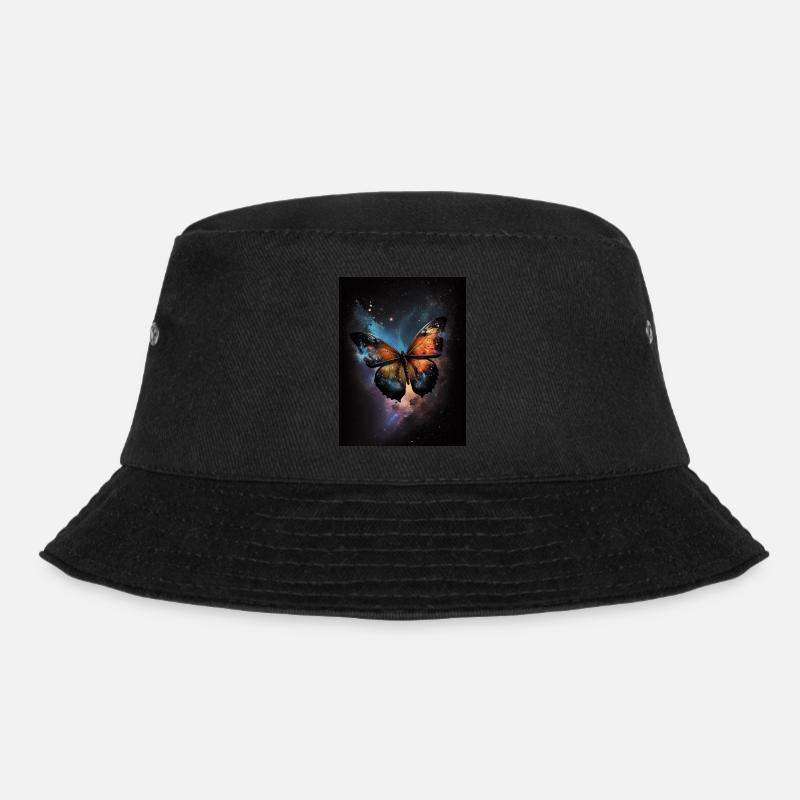 Infinity Butterfly - Bucket Hat - black