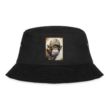 Tierischer Stil - Bucket Hat - Schwarz - Vorne - Lela (165cm)
