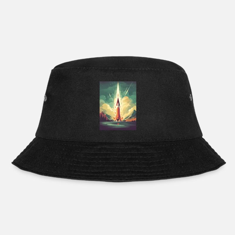 Rocket Launch - Bucket Hat - Schwarz