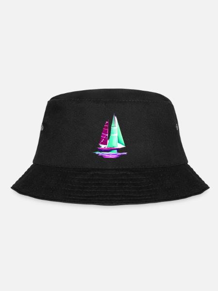 Segeln Segelsport Segelboot Segler Segelschiff - Bucket Hat - Schwarz