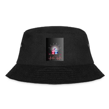 ILOVE BIRDS - Bucket Hat - black - Front - Lela (165cm)