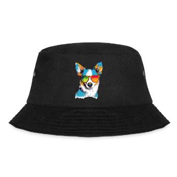 Toru le chien à lunettes - Bob - noir - Devant - Lela (165cm)