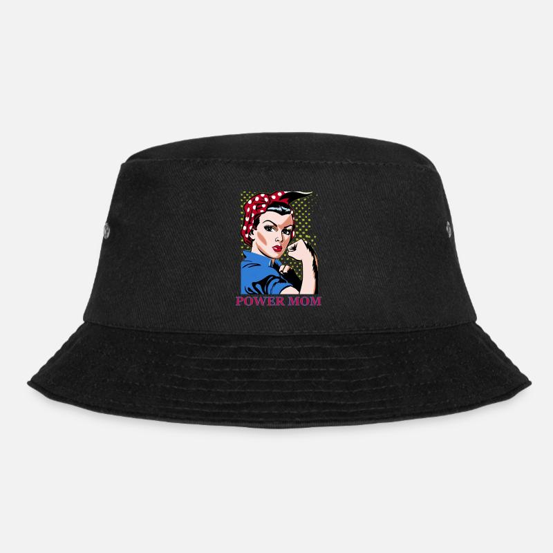 Power-Mama - Bucket Hat - Schwarz