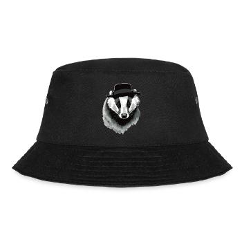 Dachs - Bucket Hat - Schwarz - Vorne - Lela (165cm)
