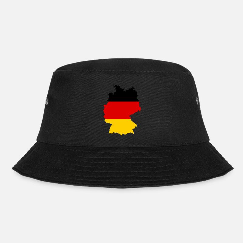 Deutschland - Bucket Hat - Schwarz