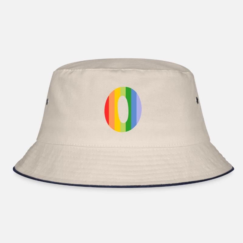 Buchstabe oder Regenbogen Bucket Hat