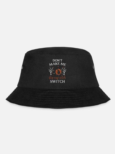 Hexe Frauen Zaubern Spruch - Bucket Hat - Schwarz