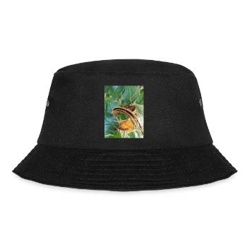 Ladybug in leaves - Bucket Hat - black - Front - Lela (165cm)