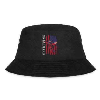 Skydiving Jumping Sport Base Jumping - Bucket Hat - black - Front - Lela (165cm)
