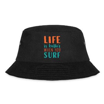 Wassersport - Bucket Hat - Schwarz - Vorne - Lela (165cm)