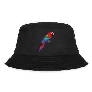 Vogel - Bucket Hat - Schwarz - Vorne - Lela (165cm)