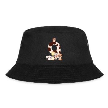 9th Anniversary - Ninth Anniversary Animals - Bucket Hat - black - Front - Lela (165cm)