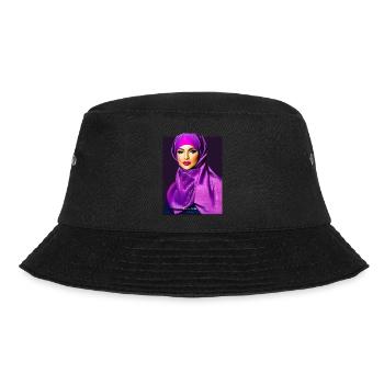 Hijab Bae tshirt pullover cap tasse etc kunstdruck - Bucket Hat - Schwarz - Vorne - Lela (165cm)