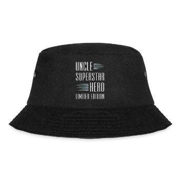 Onkel Limited Edition Spruch - Bucket Hat - Schwarz - Vorne - Lela (165cm)