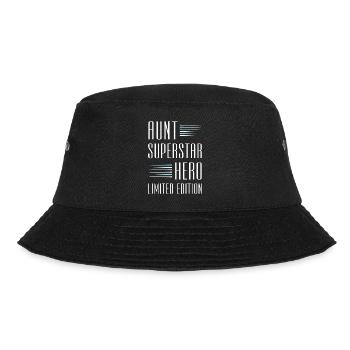 Aunt Limited Edition Saying - Bucket Hat - black - Front - Lela (165cm)