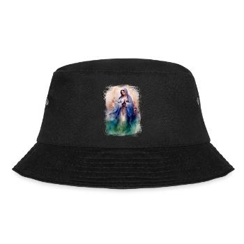 Heilige Maria Maria Madonna Mariana Jungfrau Maria Heilig - Bucket Hat - Schwarz - Vorne - Lela (165cm)