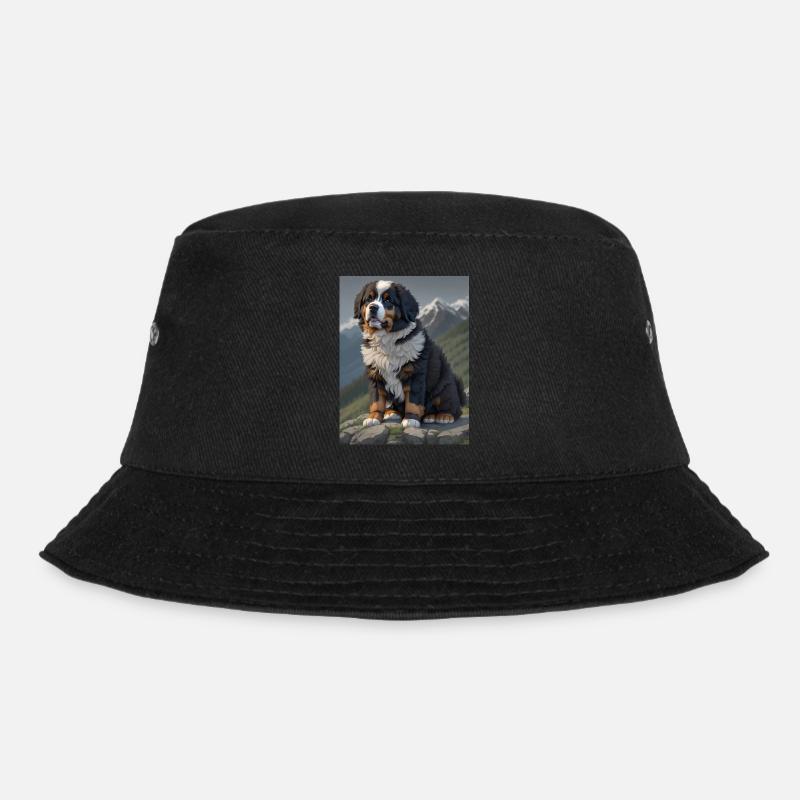 Bernese Mountain Dog - Bucket Hat - black