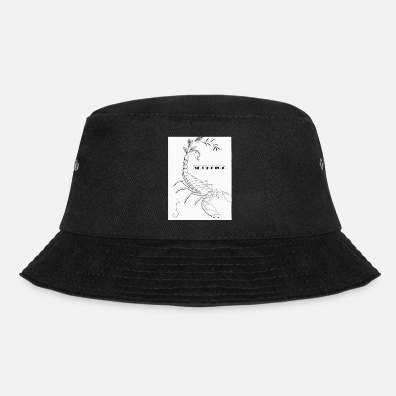 Skorpion - Bucket Hat - Schwarz