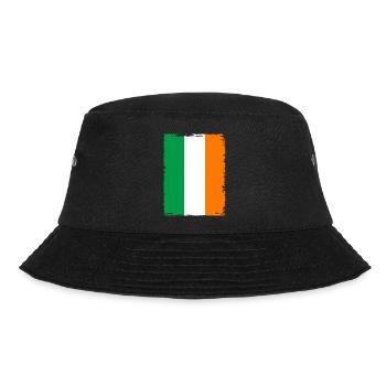 Ireland Flag Vintage Irish Flag Dublin - Bucket Hat - black - Front - Lela (165cm)
