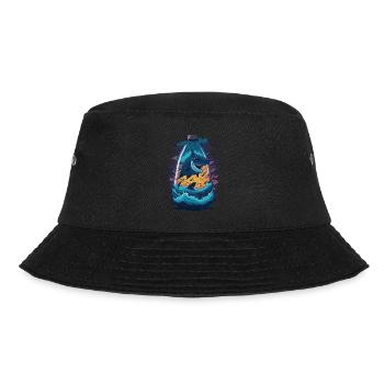 Shark Bottle - Bucket Hat - black - Front - Lela (165cm)