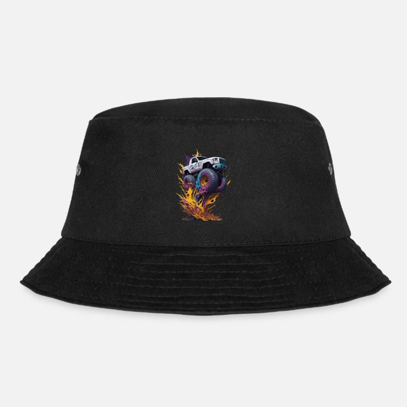 Monstertruck - Bucket Hat - Schwarz