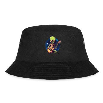 Green Alien Guitariste - Bob - noir - Devant - Lela (165cm)