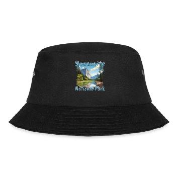 Yosemite National Park: Bunte Landschaft im - Bucket Hat - Schwarz - Vorne - Lela (165cm)