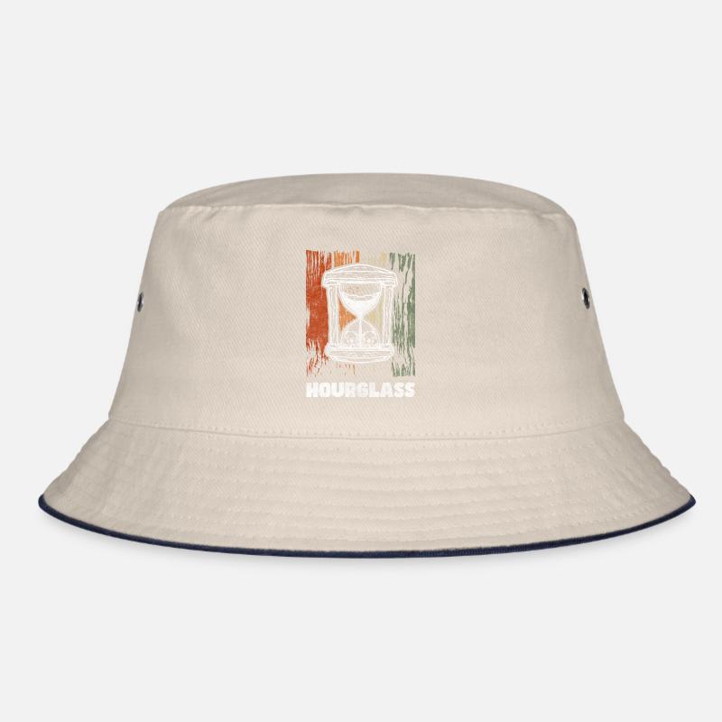 Uhr Lebenszeit Modern Sand Bucket Hat