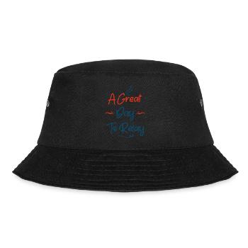 Ein toller Tag - Bucket Hat - Schwarz - Vorne - Lela (165cm)