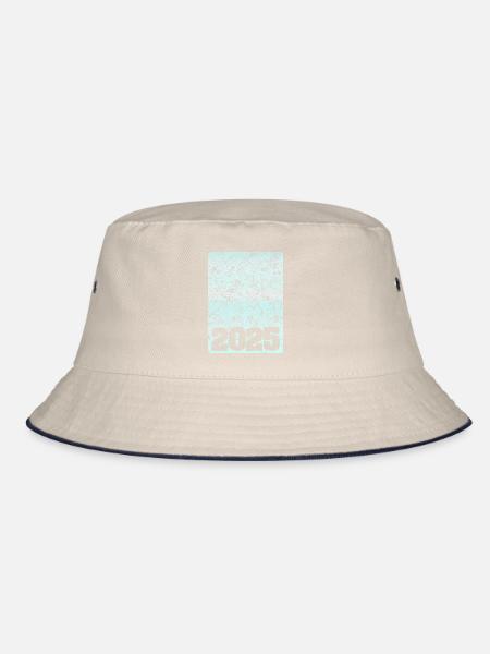 2025 - Bucket Hat - Natur/Navy - Vorne