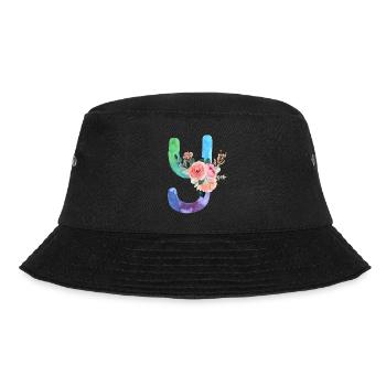 Letter y watercolor - Bucket Hat - black - Front - Lela (165cm)
