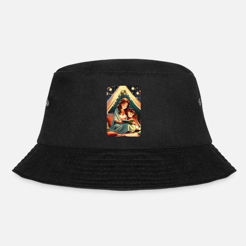 personalisiertes Design-Muttergeschenk - Bucket Hat - Schwarz