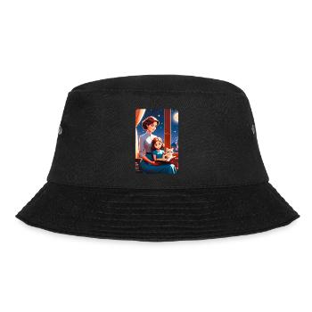 You Can Add Your Gift Text Below The Design - Bucket Hat - black - Front - Lela (165cm)