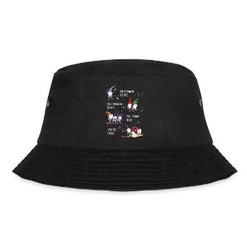 Glühwein Wichtel (Vier-Gesellen-Edition) - Bucket Hat - Schwarz - Vorne - Lela (165cm)