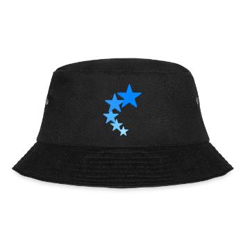 Sterne Logo - Bucket Hat - Schwarz - Vorne - Lela (165cm)